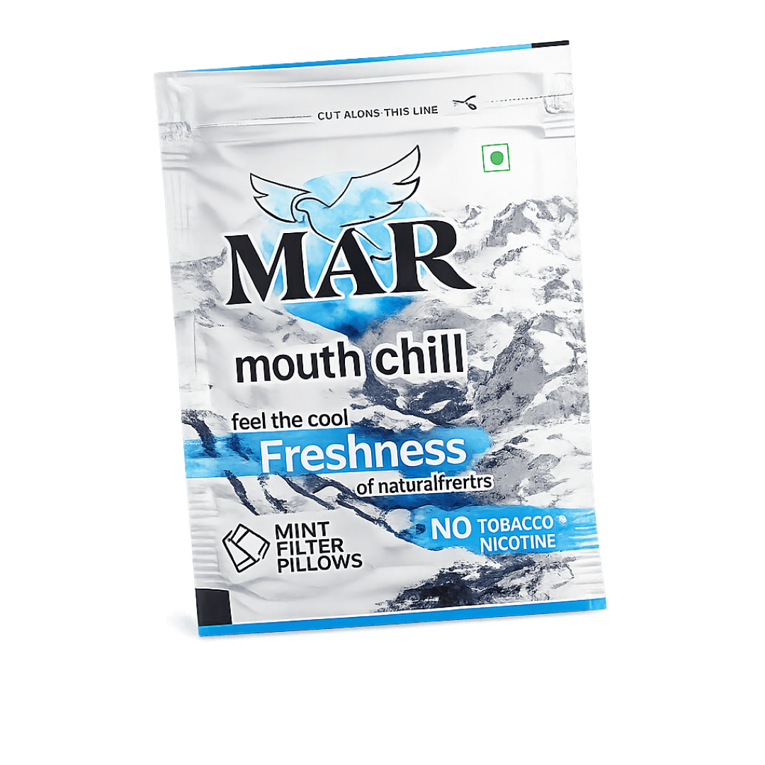 MAR Mouth Chill mint filter pillow pack
